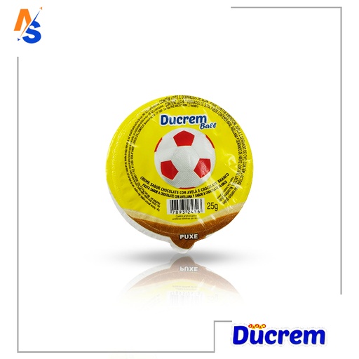 [78932456] Crema Sabor a (Chocolate con Avellanas y Chocolate Blanco) Ducrem Ball 25 gr