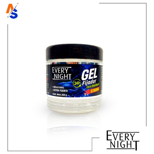 [7590005168230] Gel Fijador Cero Residuos (Strong) Every Night 250 gr