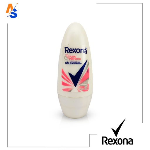 [75062804] Desodorante Antitranspirante Roll-On (Tono Perfecto) Rexona 50 ml