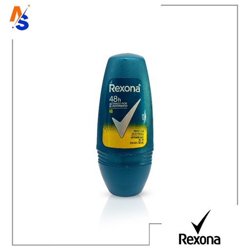 [78923454] Desodorante Antitranspirante Roll-On (V8) Rexona 50 ml