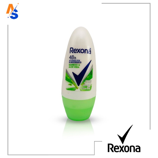 [78924345] Desodorante Antitranspirante Roll-On (Bamboo & Aloe Vera) Rexona 50 ml