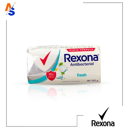 [7702006402187] Jabón de Tocador Antibacterial (Fresh) Rexona 120 gr
