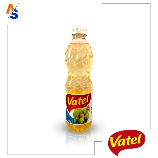 [7591049220472] Aceite Comestible de Soya 100% Puro Vatel 500 ml