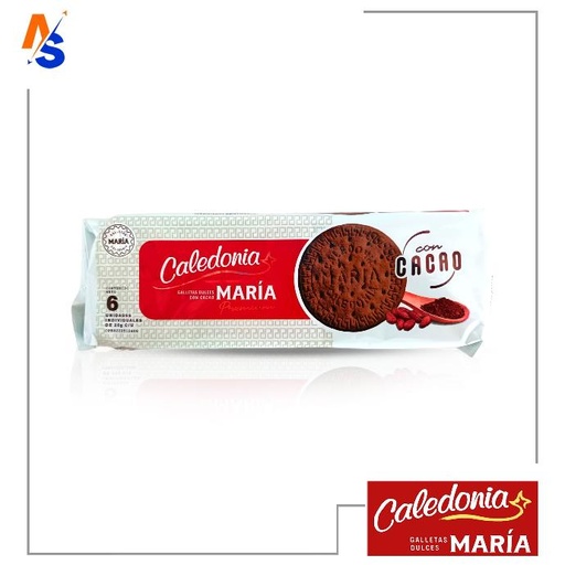 [7591164000362] Galletas Dulces con Cacao María Premium Caledonia 25 gr c/u (6 Unidades x Paquete)
